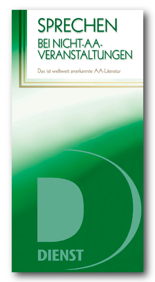 Sprechen bei Nicht-AA-Veranstaltungen