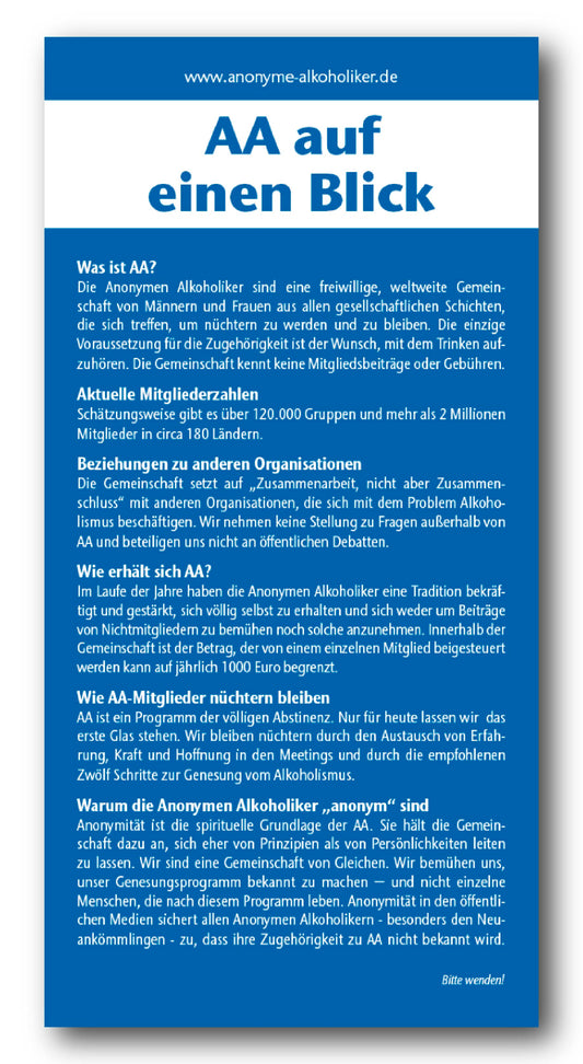AA auf einen Blick